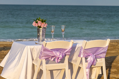 A Romantic Dinner on the Beach for 2 Beach Wedding